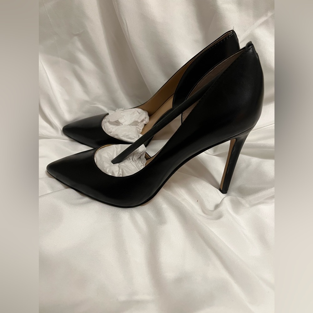 INC Kenjay Black Pointed Pump Heel Stiletto Shoe US Size 5.5 , 5 1/2